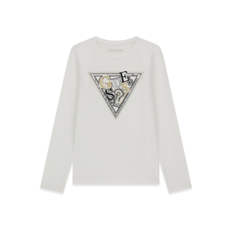 T-Shirt M.Lunga Strass