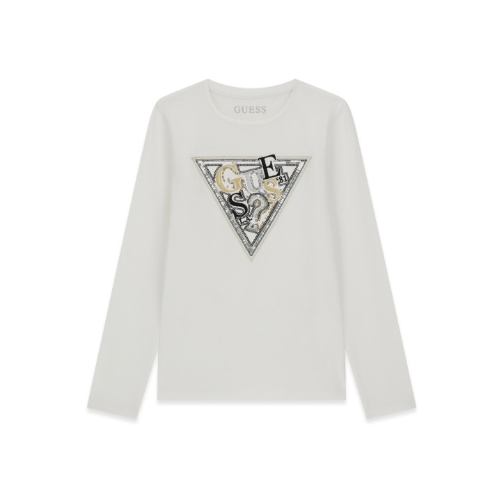 T-Shirt M.Lunga Strass