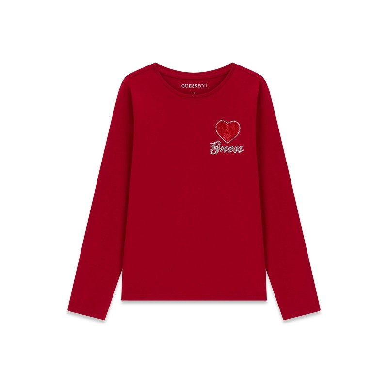 T-Shirt M.Lunga Strass