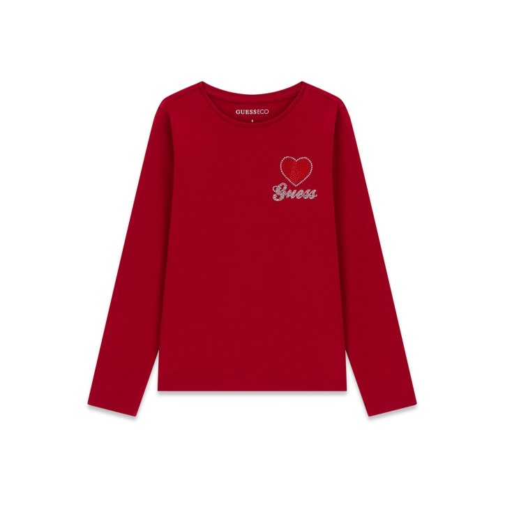 T-Shirt M.Lunga Strass