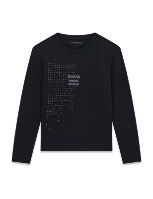 T-Shirt M.Lunga Strass