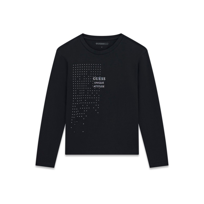 T-Shirt M.Lunga Strass