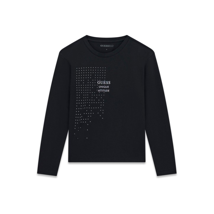 T-Shirt M.Lunga Strass