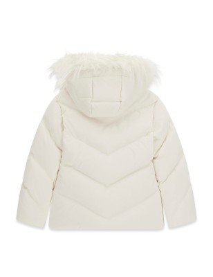 Parka Corto con Ecopelliccia