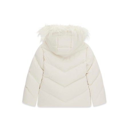 Parka Corto con Ecopelliccia