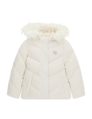 Parka Corto con Ecopelliccia