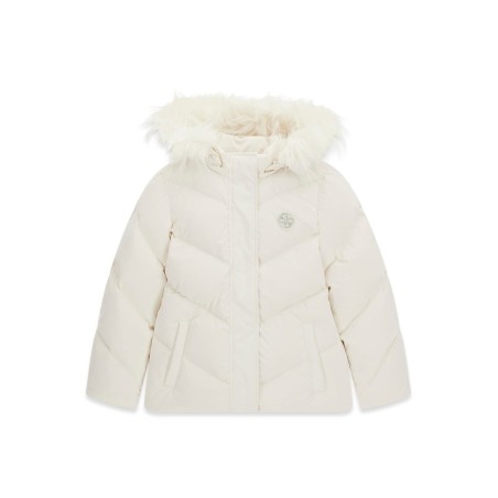 Parka Corto con Ecopelliccia