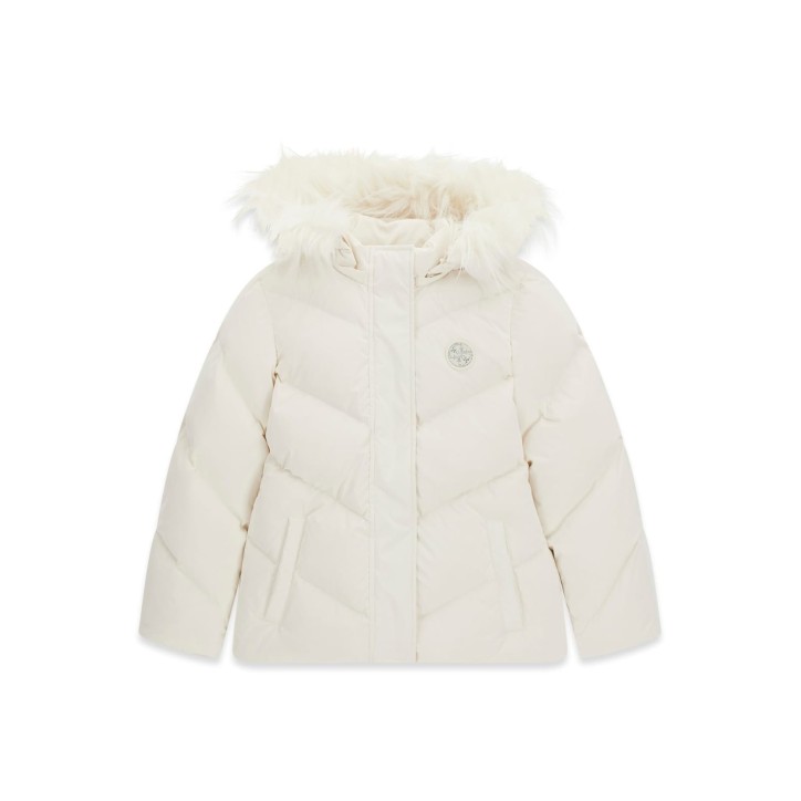Parka Corto con Ecopelliccia