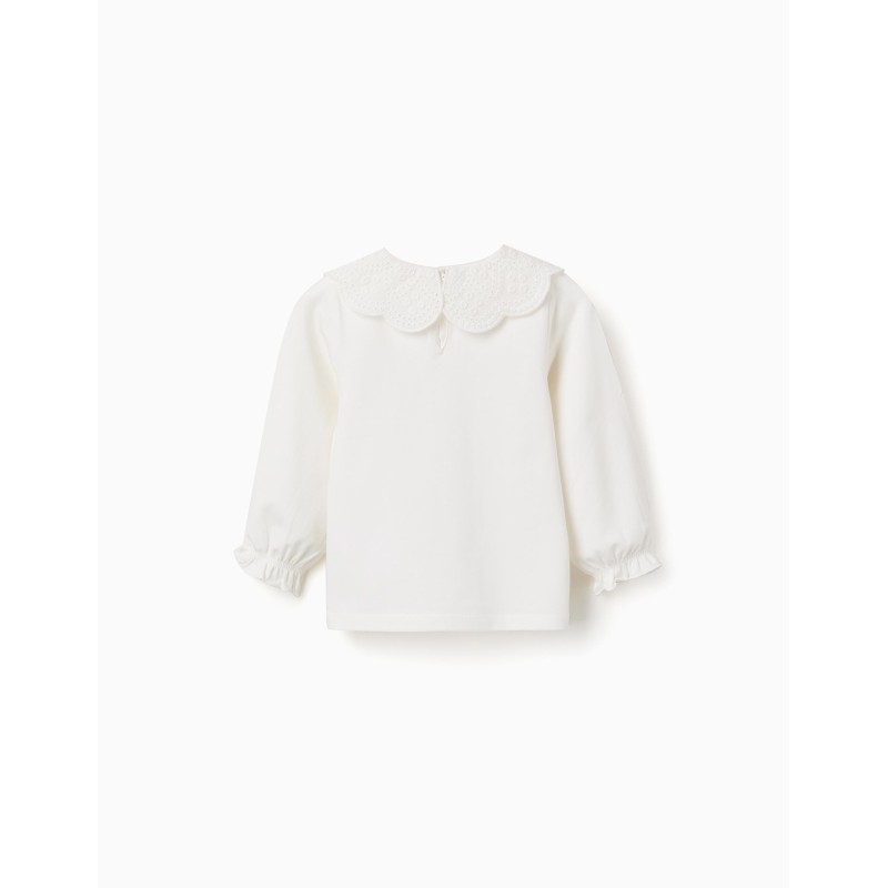 Camicia Collo Ricamato