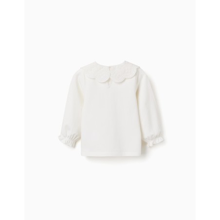 Camicia Collo Ricamato