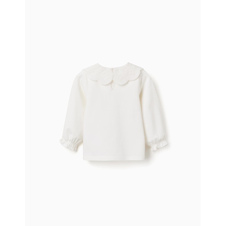 Camicia Collo Ricamato